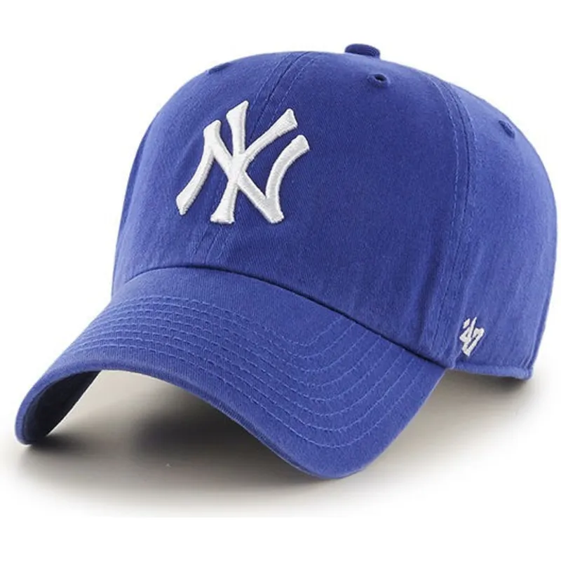 cap-islenkta-blue-adjustable-strap-vaikams-new-york-yankees-mlb-47-brand
