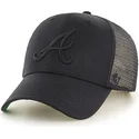 kepure-islenkta-juoda-snapback-atlanta-braves-mlb-47-brand