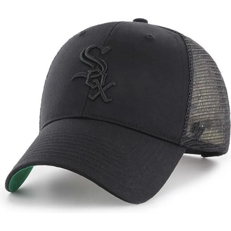 kepure-islenkta-juoda-snapback-chicago-white-sox-mlb-47-brand