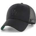 47-brand-black-logo-los-angeles-dodgers-mlb-mvp-branson-black-trucker-hat