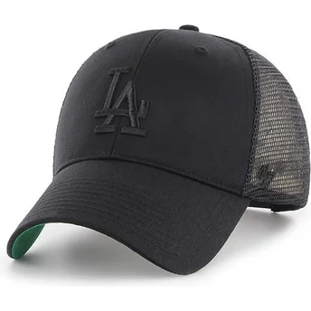 czarna-czapka-trucker-z-czarnym-logo-los-angeles-dodgers-mlb-mvp-branson-od-47-brand