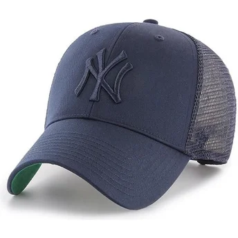 kepure-islenkta-tamsiai-melyna-snapback-new-york-yankees-mlb-47-brand