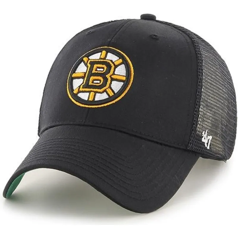 kepure-islenkta-juoda-snapback-boston-bruins-nhl-47-brand