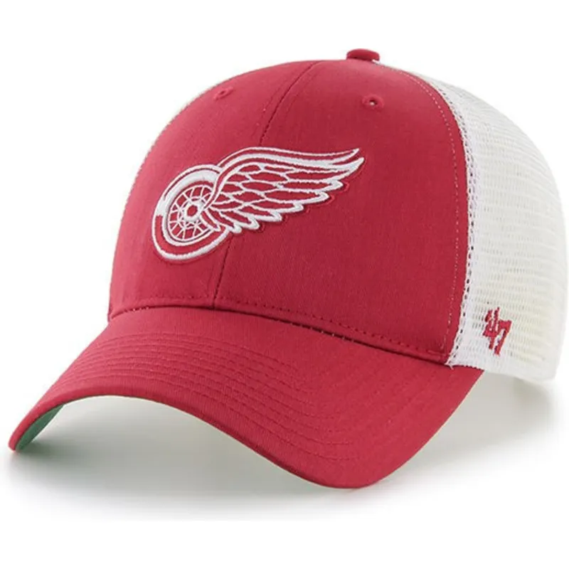 kepure-islenkta-raudona-snapback-detroit-red-wings-nhl-47-brand