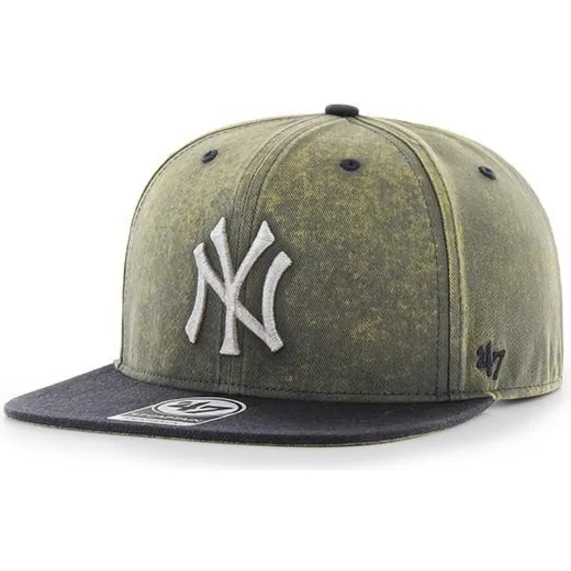 kepure-plokscia-tamsiai-melyna-snapback-new-york-yankees-mlb-47-brand