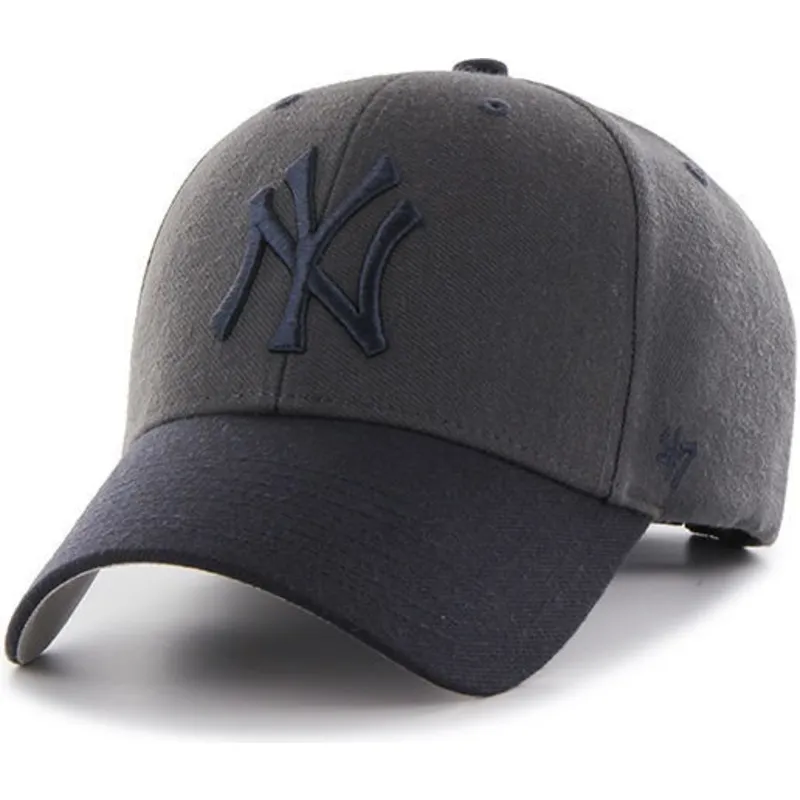 kepure-islenkta-juoda-reguliuojamas-new-york-yankees-mlb-47-brand