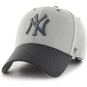 szara-czapka-z-daszkiem-new-york-yankees-mlb-mvp-audible-2-tone-marki-47-brand