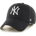 kepure-islenkta-juoda-reguliuojamas-plata-new-york-yankees-mlb-47-brand