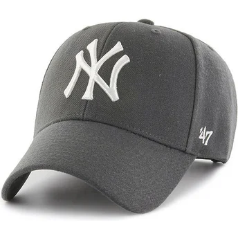 cap-islenkta-gray-snapback-new-york-yankees-mlb-47-brand
