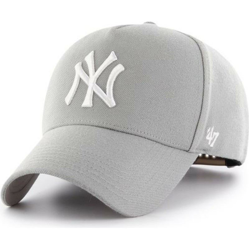 47-brand-curved-brim-new-york-yankees-mlb-mvp-grey-snapback-cap