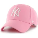 kepure-islenkta-rozine-snapback-new-york-yankees-mlb-47-brand