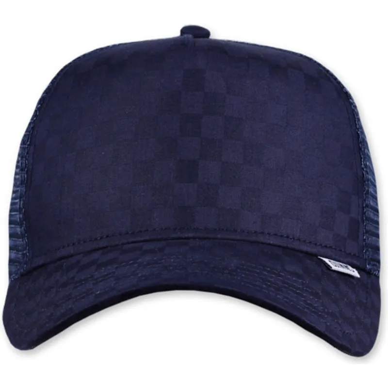 kepure-islenkta-tamsiai-melyna-snapback-a-cuadros-tie-check-djinns