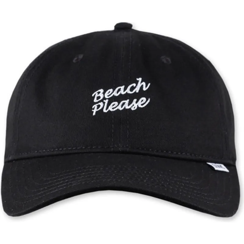 kepure-islenkta-juoda-reguliuojamas-texting-beach-please-djinns