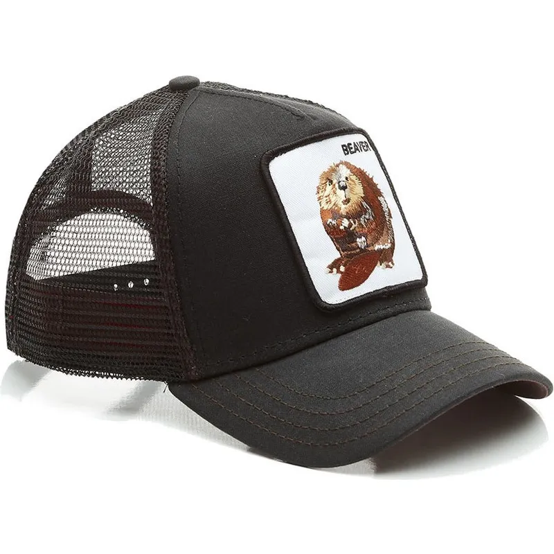 kepure-islenkta-vilkikas-juoda-snapback-castor-waxed-the-farm-de-goorin-bros