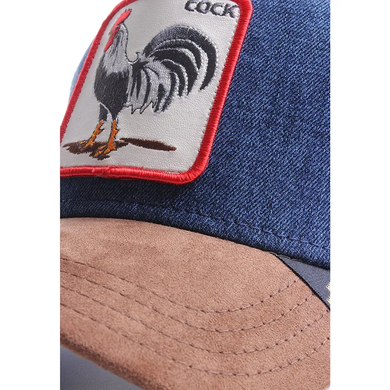 kepure-islenkta-ruda-snapback-denim-big-strut-the-farm-goorin-bros kepure-islenkta-ruda-snapback-denim-big-strut-the-farm-goorin-bros