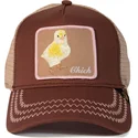 kepure-islenkta-ruda-snapback-chicky-boom-the-farm-goorin-bros