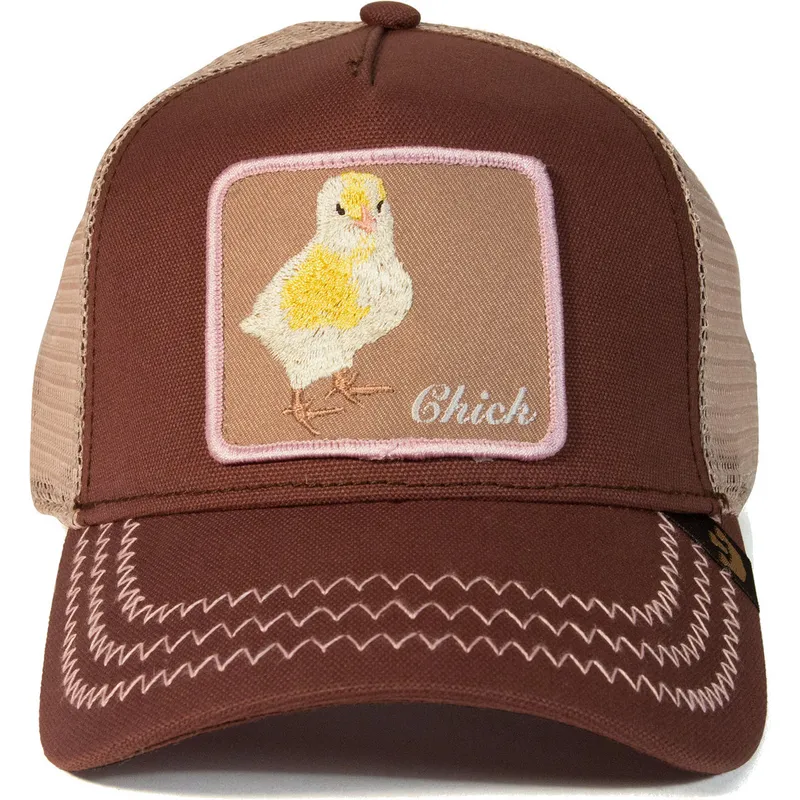 kepure-islenkta-ruda-snapback-chicky-boom-the-farm-goorin-bros kepure-islenkta-ruda-snapback-chicky-boom-the-farm-goorin-bros