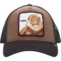 czapka-trucker-brazowy-lew-king-od-goorin-bros