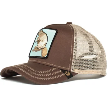kepure-islenkta-ruda-snapback-beaver-the-farm-goorin-bros