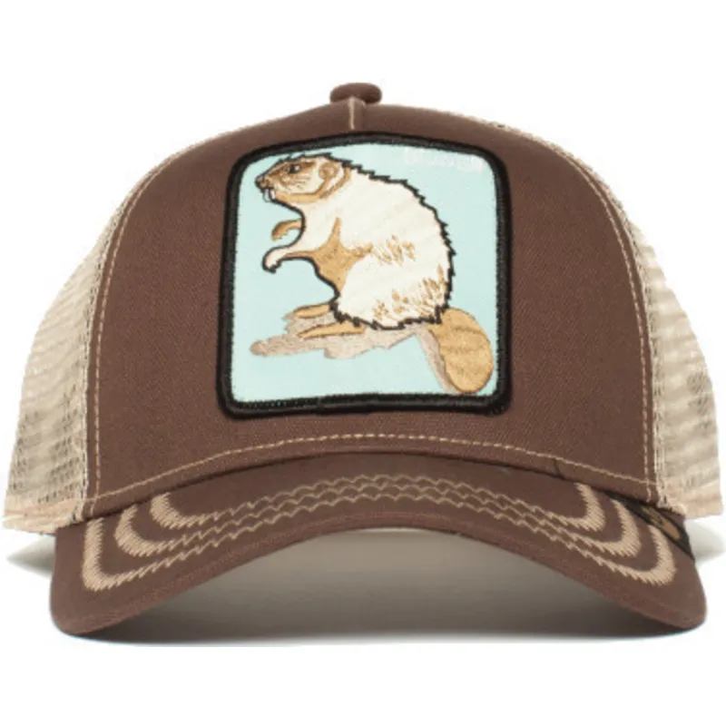 kepure-islenkta-ruda-snapback-beaver-the-farm-goorin-bros