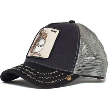 kepure-islenkta-tamsiai-melyna-snapback-squirrel-master-the-farm-goorin-bros
