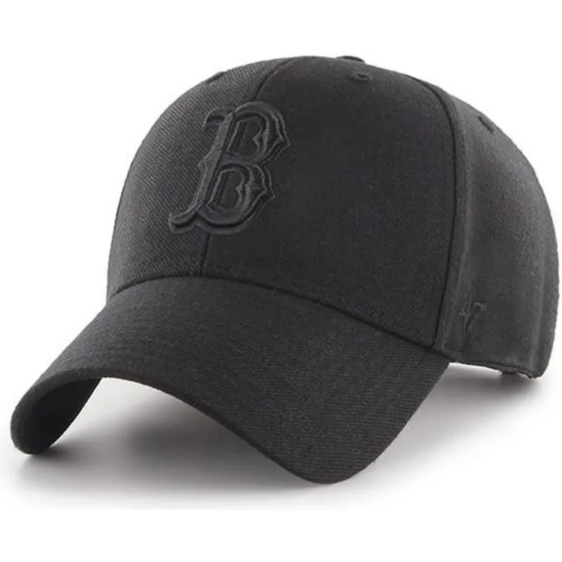 kepure-islenkta-juoda-snapback-boston-red-sox-mlb-47-brand