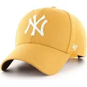 zolta-zakrzywiona-czapka-snapback-new-york-yankees-mlb-mvp-od-47-brand