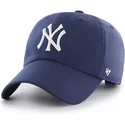 kepure-islenkta-tamsiai-melyna-reguliuojamas-new-york-yankees-mlb-47-brand