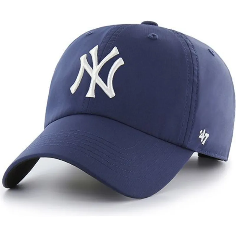 kepure-islenkta-tamsiai-melyna-reguliuojamas-new-york-yankees-mlb-47-brand