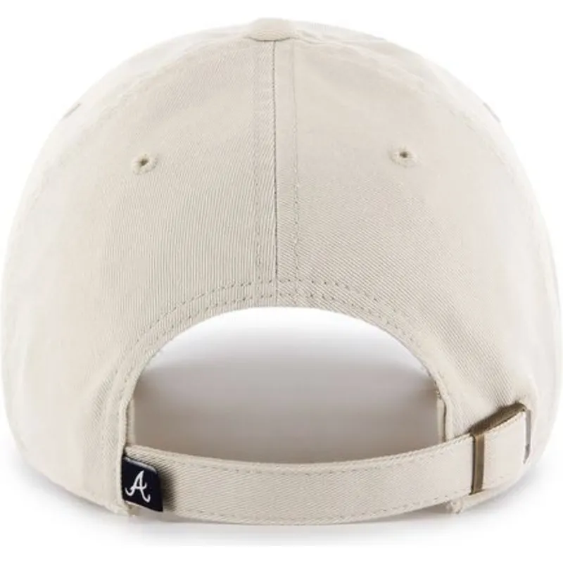 kepure-islenkta-kremine-reguliuojamas-atlanta-braves-mlb-clean-up-atlanta-braves-mlb-47-brand