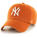 kepure-islenkta-oranzine-reguliuojamas-new-york-yankees-mlb-47-brand