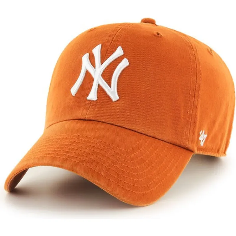 cap-islenkta-orange-adjustable-strap-new-york-yankees-mlb-47-brand cap-islenkta-orange-adjustable-strap-new-york-yankees-mlb-47-brand