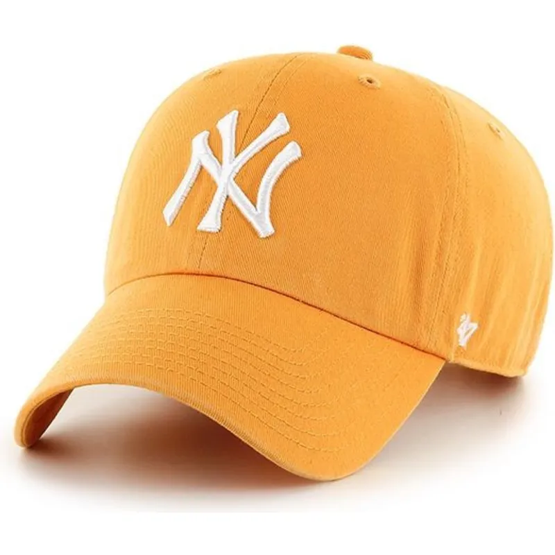 kepure-islenkta-geltona-reguliuojamas-new-york-yankees-mlb-47-brand