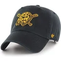 kepure-islenkta-juoda-reguliuojamas-pirata-pittsburgh-pirates-mlb-clean-up-pittsburgh-pirates-mlb-47-brand