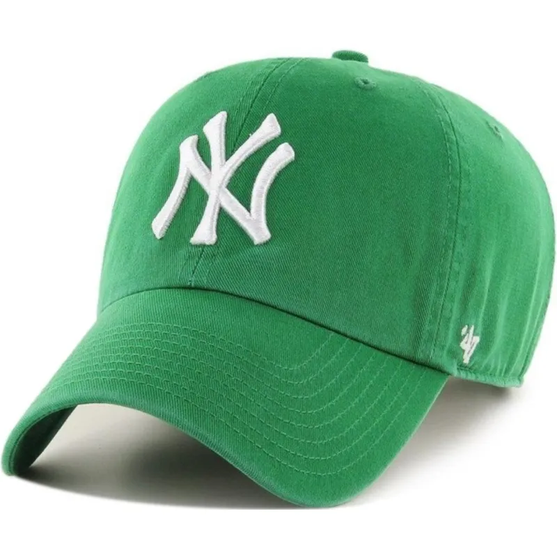 zielona-czapka-z-daszkiem-new-york-yankees-mlb-clean-up-od-47-brand