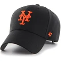 kepure-islenkta-juoda-reguliuojamas-new-york-mets-mlb-47-brand