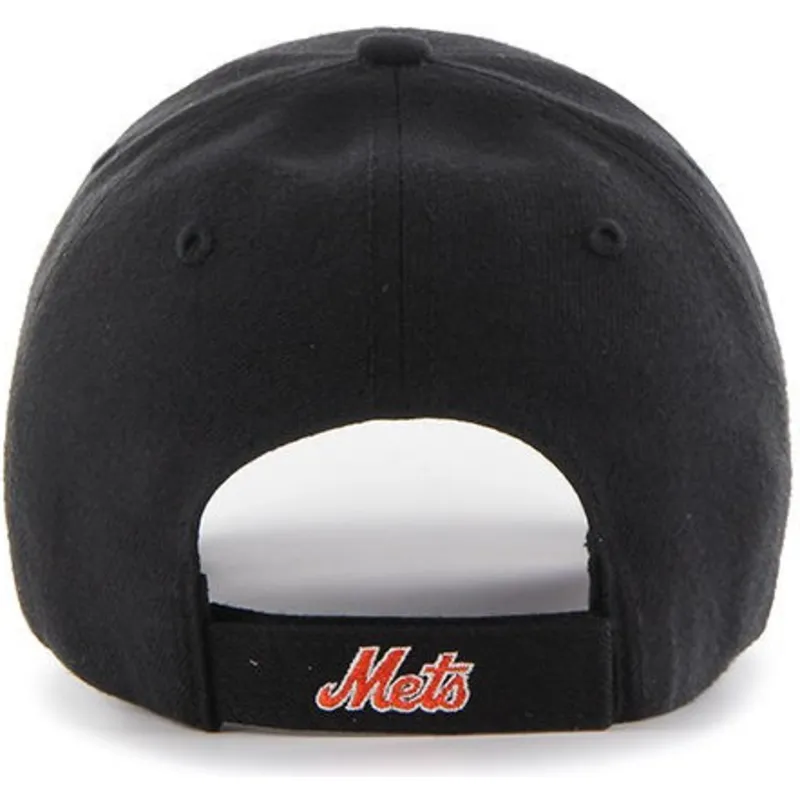 kepure-islenkta-juoda-reguliuojamas-new-york-mets-mlb-47-brand