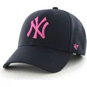 czapka-z-daszkiem-granatowa-z-rozowym-logo-new-york-yankees-mlb-mvp-od-47-brand