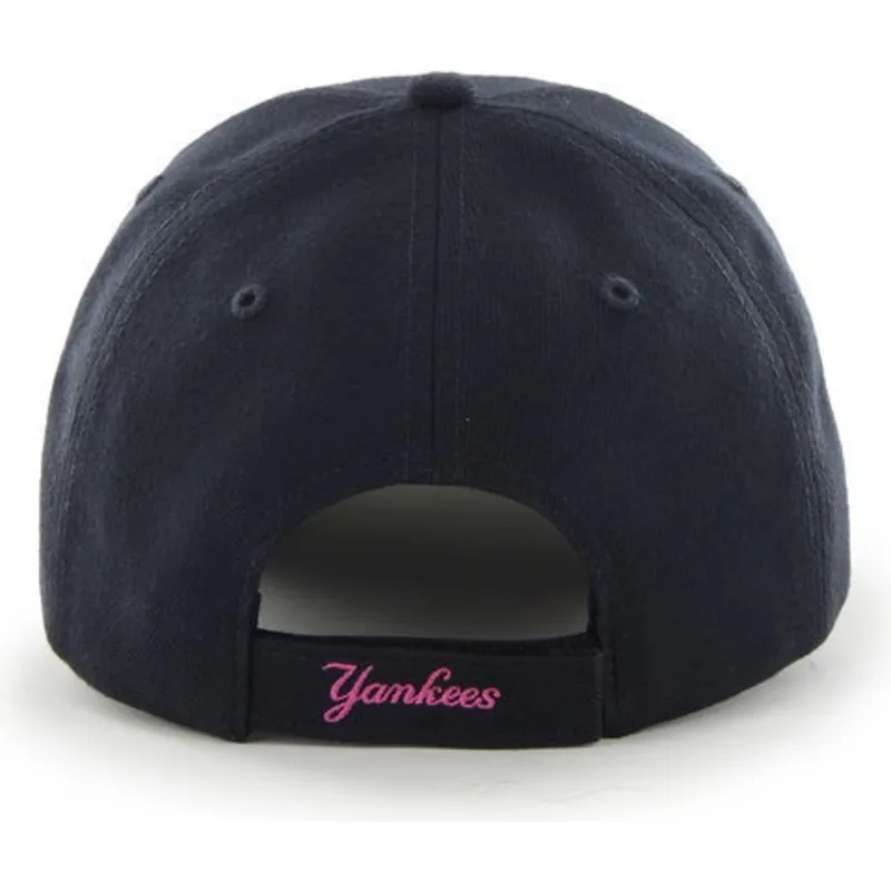 cap-islenkta-navy-blue-adjustable-strap-rosa-new-york-yankees-mlb-47-brand