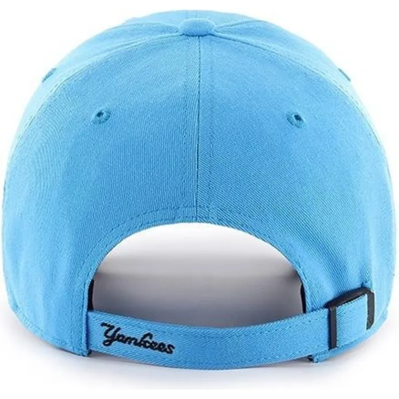 kepure-islenkta-melyna-reguliuojamas-new-york-yankees-mlb-47-brand