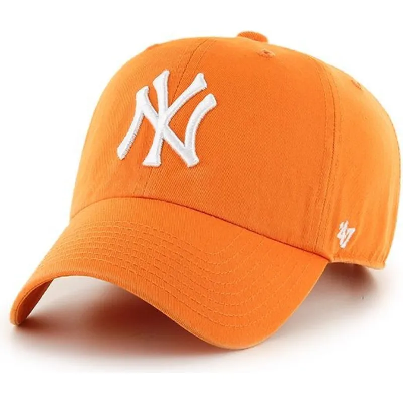 kepure-islenkta-oranzine-reguliuojamas-vibrante-new-york-yankees-mlb-47-brand