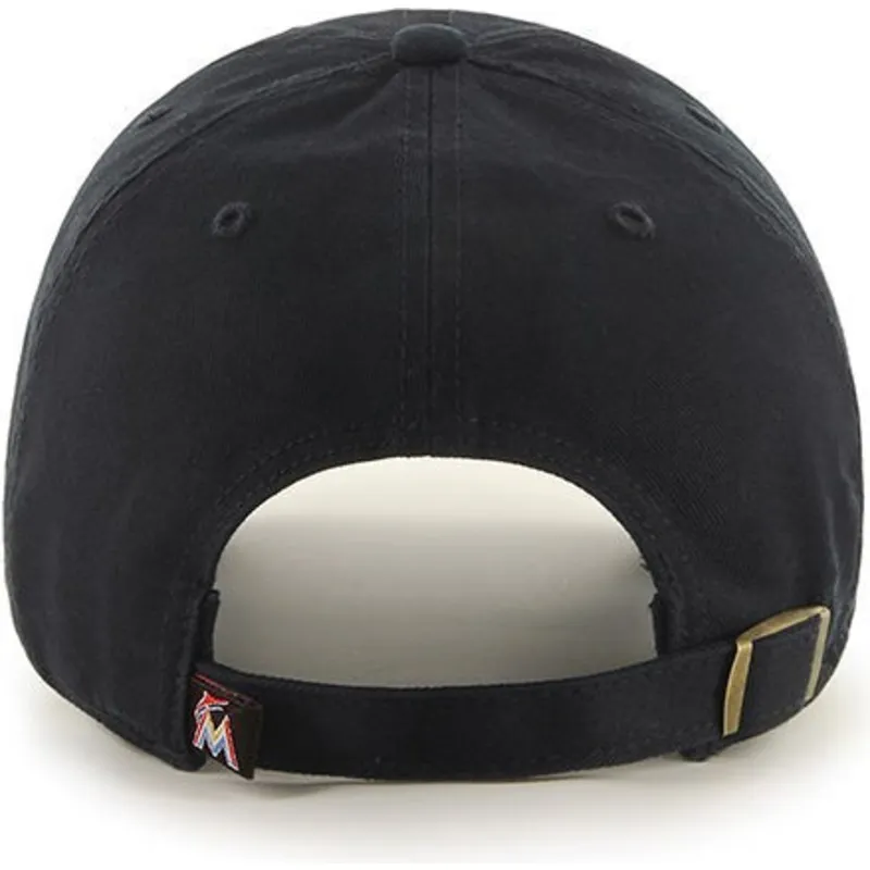 kepure-islenkta-juoda-reguliuojamas-miami-marlins-mlb-47-brand