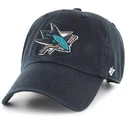 kepure-islenkta-juoda-reguliuojamas-san-jose-sharks-nhl-47-brand