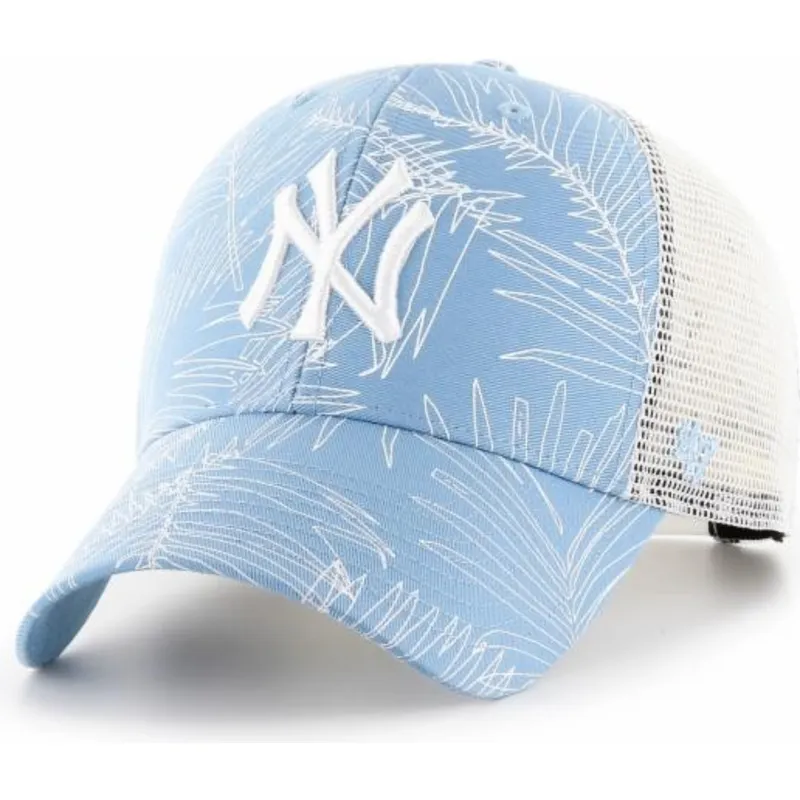 kepure-islenkta-melyna-snapback-new-york-yankees-mlb-47-brand