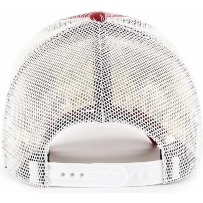 kepure-islenkta-raudona-snapback-new-york-yankees-mlb-47-brand