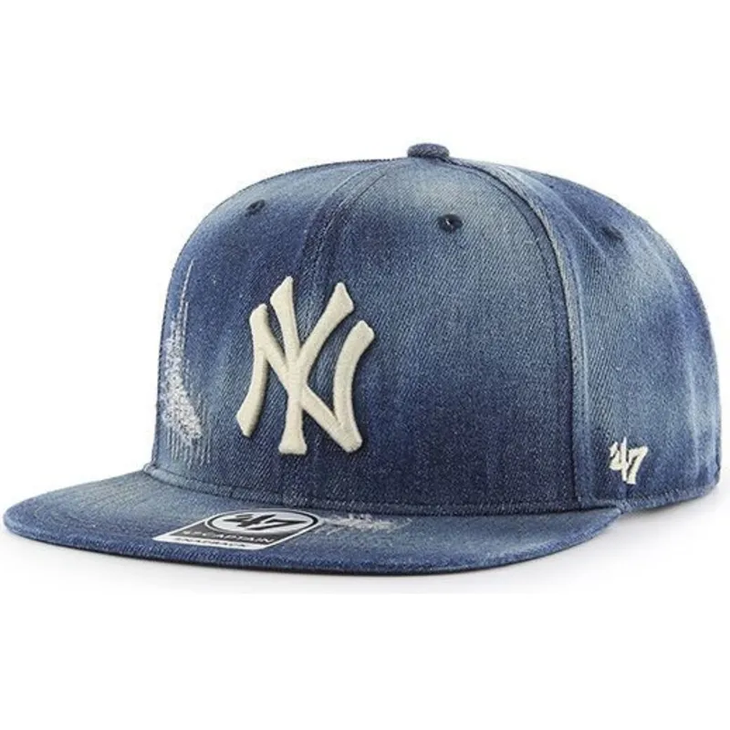 kepure-plokscia-tamsiai-melyna-snapback-vaquero-new-york-yankees-mlb-47-brand kepure-plokscia-tamsiai-melyna-snapback-vaquero-new-york-yankees-mlb-47-brand