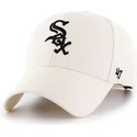 47-brand-curved-brim-chicago-white-sox-mlb-mvp-snapback-cream-cap