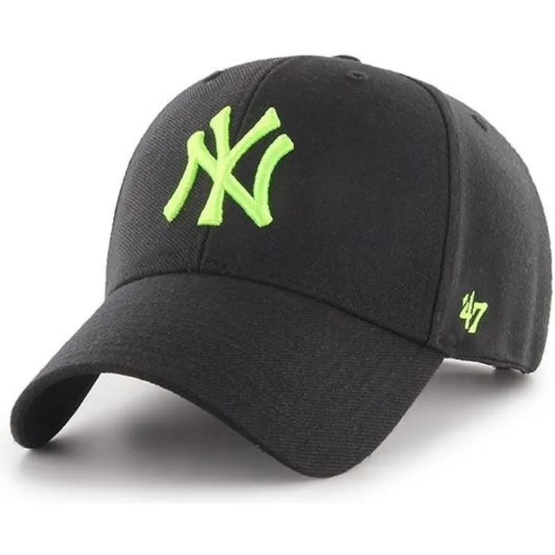 kepure-islenkta-juoda-snapback-new-york-yankees-mlb-47-brand
