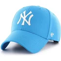 kepure-islenkta-melyna-snapback-glaciar-new-york-yankees-mlb-47-brand