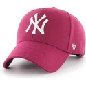 kepure-islenkta-rozine-snapback-galaxy-new-york-yankees-mlb-47-brand
